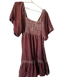 Nordstrom Pink Velvet Dress